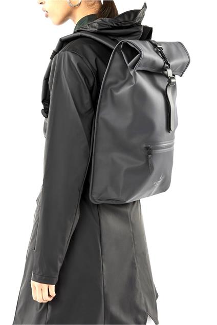 Rains Rolltop Rucksack - black