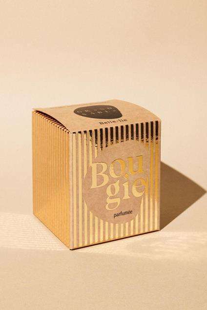 Deco & Gifts BOUGIE PARFUMÉE SEALIFE 140gr • PARFUM BOIS SAUVAGE