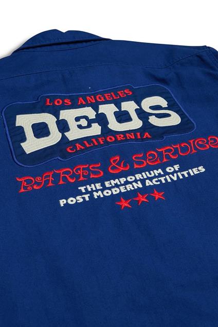 Deus Ex Machina Buckle up shirt (mechanic blue)