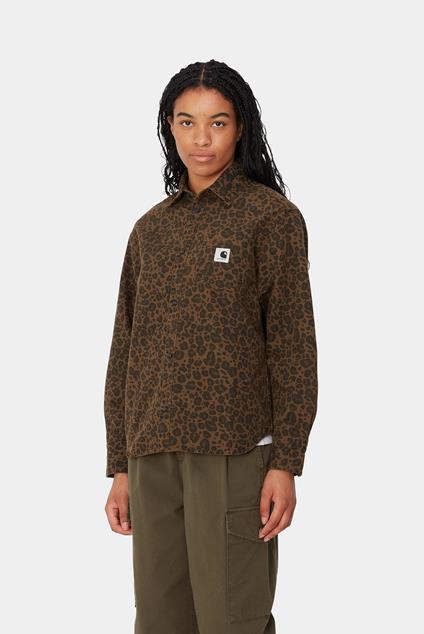 Carhartt WIP W' L/S Leo Shirt (camo leo)