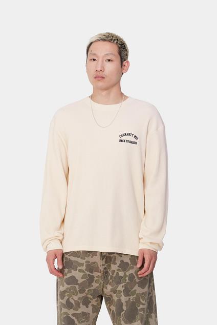 Carhartt WIP L/S Basics Script T-Shirt (natural)